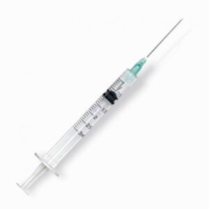 10 (TEN) 23G x 1″ 3ml Syringe with Needle