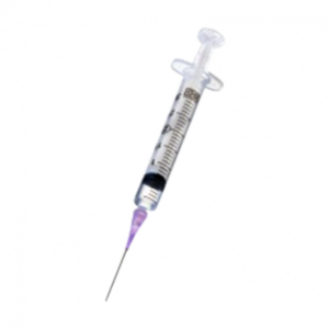 10 (TEN) 25G 1.5″ 3ml Syringe with Needle