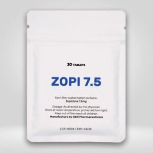 Zopi (Zopiclone) 7.5mg/30 tablets – Pharmacy Grade